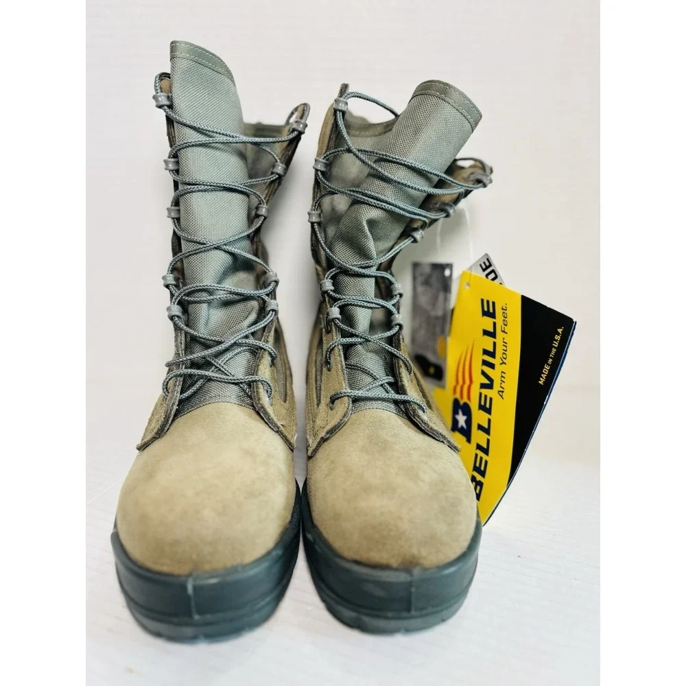 Belleville FG600 ST Steel Toe Military‎ Boots Mens 5.5R Vibram USA Hot Weather